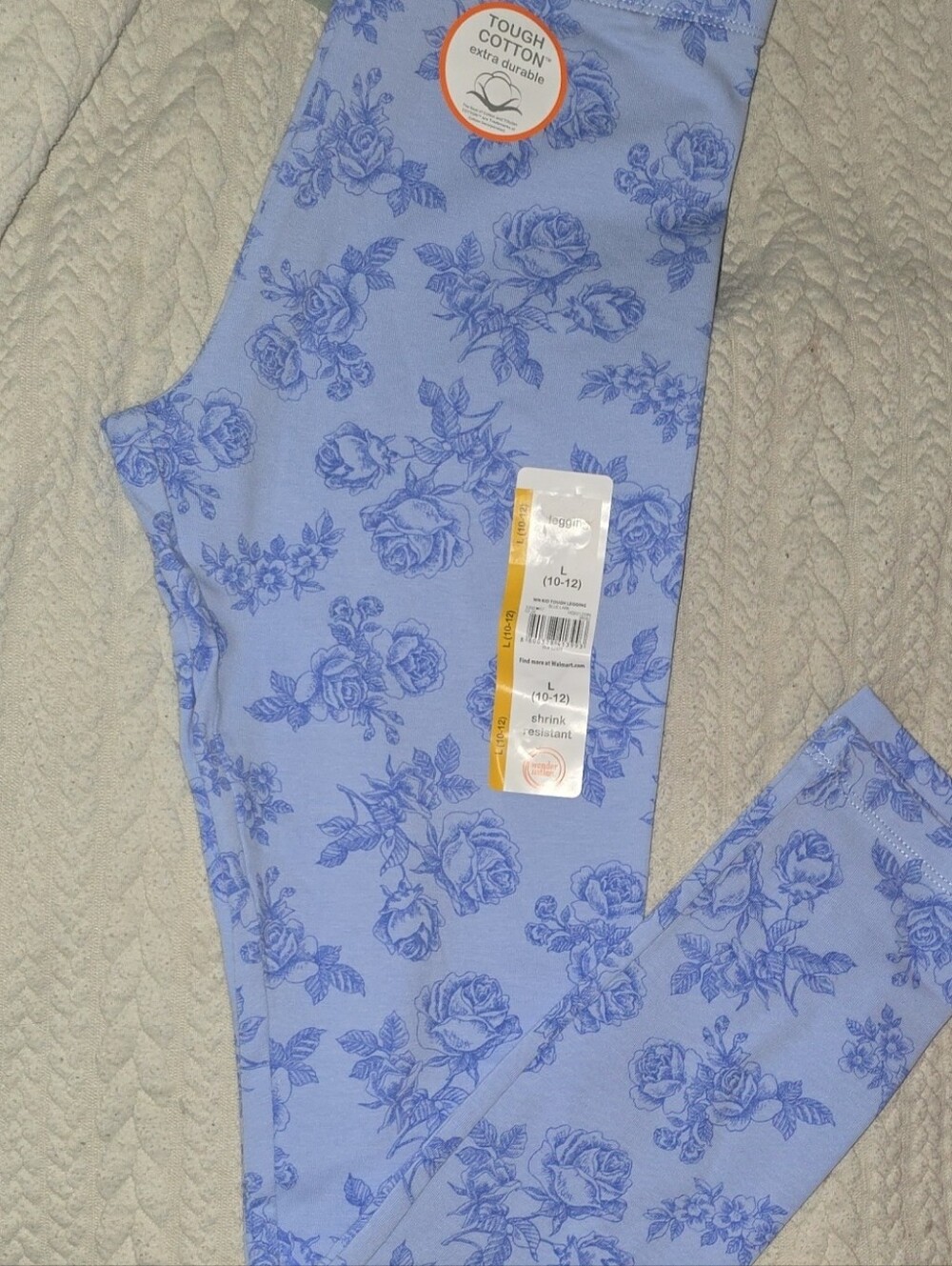 wonder nation Light Blue Floral Leggings